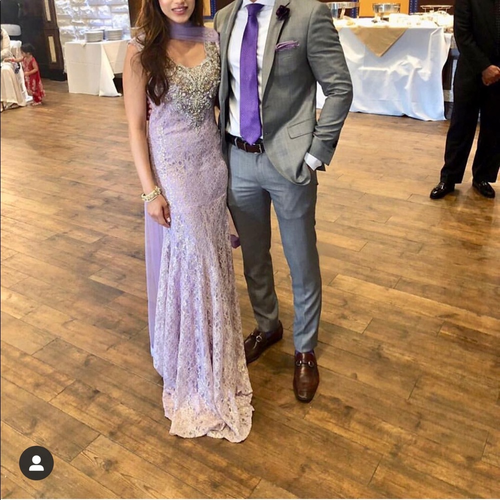 Lavender gown